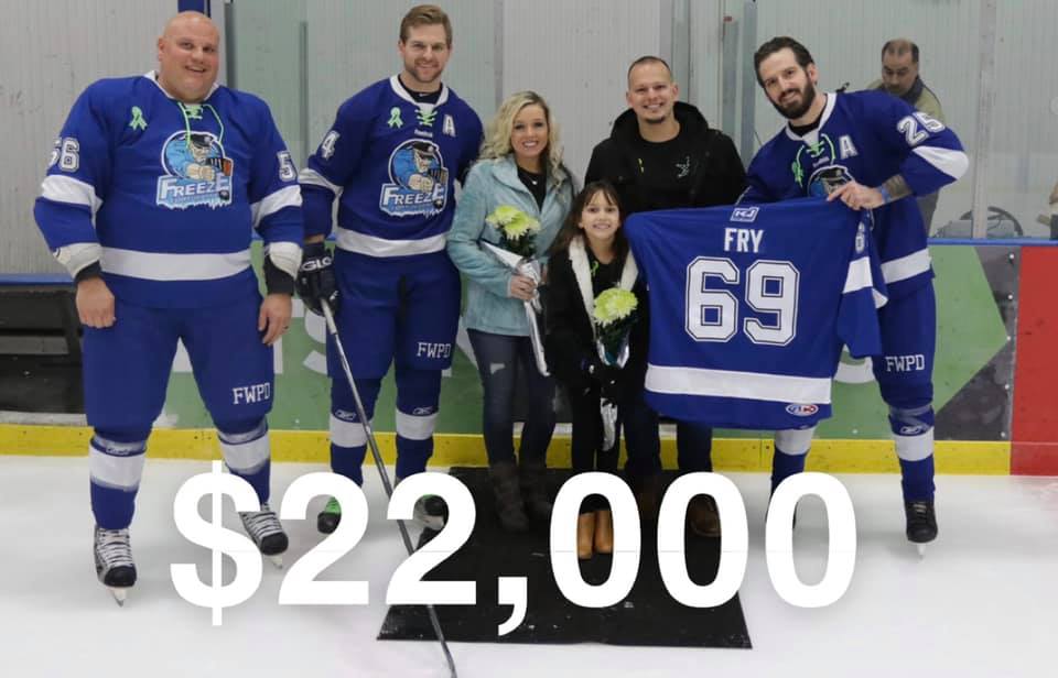 Freeze raises over $22,000 for Officer Fry family!!